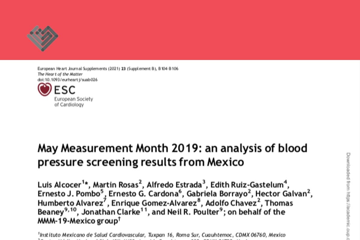 My Measurement Month 2019: an analysis of blood pressure screening results from Mexico